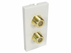 Cables Direct AV-MOD2FCONN ρευματοδότης Λευκός [Άσπρος] 