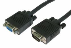 Cables Direct SVGA Extension, 1m καλώδιο VGA VGA [D-Sub] Μαύρος [Μαύρο] 
