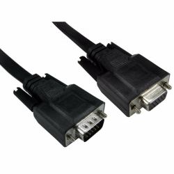 Cables Direct CDEXFLAT-MF03K καλώδιο VGA 3 m VGA [D-Sub] Μαύρος [Μαύρο] 