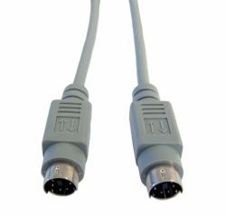 Cables Direct EX-101 PS/2 καλώδιο 3 m 6-p Mini-DIN Γκρι 