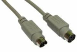 Cables Direct EX-103 PS/2 καλώδιο 3 m 6-p Mini-DIN Γκρι 