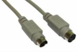Cables Direct EX-110 PS/2 καλώδιο 10 m 6-p Mini-DIN Γκρι 