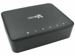 Cables Direct NLHUB-05FE μεταγωγέας δικτύου Μη διαχειρίσιμος Fast Ethernet [10/100] Μαύρος [Μαύρο] 
