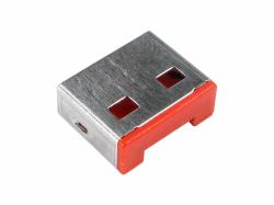 Cables Direct NLUSB-PB02 ενωτικό καλωδίων USB Κόκκινο, Άργυρος 