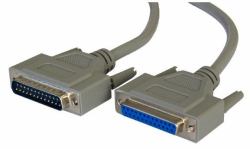 Cables Direct SL-125 σειριακό καλώδιο Γκρι 5 m D25 