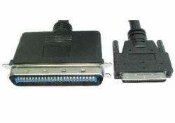 Cables Direct 1m, CN50 M/U2CN68 M καλώδιο SCSI Μαύρος [Μαύρο] Εξωτερικός Centronics C50 68-p 