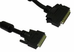 Cables Direct 2m, HPDB50 M/U2CN68 M, SCSI-5 καλώδιο SCSI Μαύρος [Μαύρο] Εξωτερικός DB50/HPM 68-p 