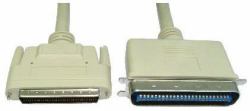 Cables Direct 2m HP68/50C M/M καλώδιο SCSI Μπεζ Εξωτερικός DB68/HP Centronics C50 