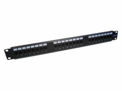 Cables Direct UT-8224 πίνακας συνδέσεων 1U 