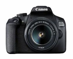 Canon EOS 2000D BK 18-55 IS II EU26 Κιτ φωτογραφικής μηχανής SLR 24,1 MP CMOS 6000 x 4000 εικονοστοιχεία Μαύρος [Μαύρο] 