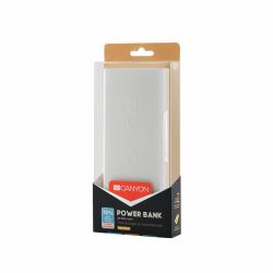 Canyon 20000 mAh, 2x5V max 2.4A [USB], Smart IC technology allowing to charge Ιόντων- λιθίου [ Li - Ion ] Λευκός [Άσπρος] 