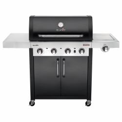 Char-Broil Professional 4400 B Grill Φυσικό αέριο Σταθμός μαγειρικής Μαύρος [Μαύρο], Ανοξείδωτο ατσάλι 