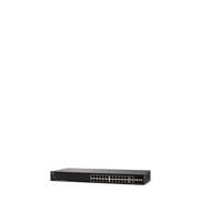 Cisco SF250-24 Διαχειρίσιμος L2/L3 Fast Ethernet [10/100] 1U Μαύρος [Μαύρο] 