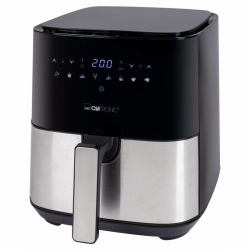 Clatronic FR 3782 H Μονός 5 L Αυτόνομο 1450 W Φριτέζα ζεστού αέρα Μαύρος [Μαύρο], Ανοξείδωτο ατσάλι 