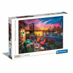 Clementoni Manhattan balcony sunset Παζλ 3000 τεμάχια Πόλη 