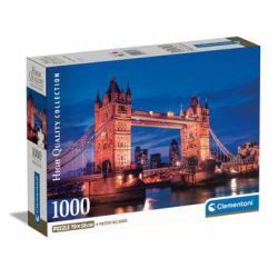 Clementoni Tower Bridge At Night Παζλ 1000 τεμάχια Κτίρια 