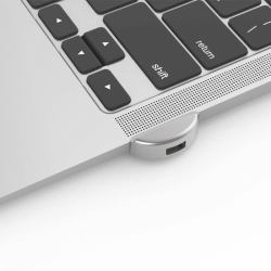 Compulocks Ledge κλειδαριά καλωδίων Άργυρος 
