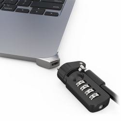 Compulocks MBALDG05CL κλειδαριά καλωδίων Άργυρος 