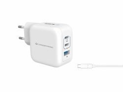 Conceptronic ALTHEA17W φορτιστής κινητών συσκευών Παγκόσμιος Λευκός [Άσπρος] AC Γρήγορη φόρτιση Εσωτερικός [Εσωτερικού χώρου] 