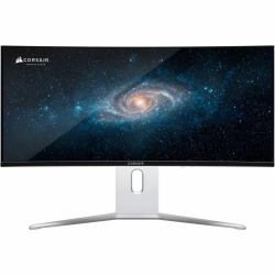 Corsair XENEON 34WQHD240-C επίπεδη οθόνη 86,4 cm [34"] 3440 x 1440 εικονοστοιχεία WQXGA QD-OLED Λευκός [Άσπρος] 
