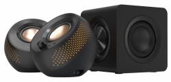 Creative Labs Creative Pebble X Plus σετ ηχείων 30 W Παγκόσμιος Μαύρος [Μαύρο] 2.1 κανάλια Bluetooth 