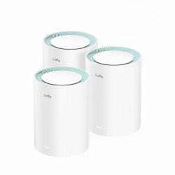 Cudy M1300 3-PACK σύστημα πλέγματος Wi-Fi Διπλής ζώνης [2.4 GHz / 5 GHz] Wi-Fi 5 [802.11ac] Λευκός [Άσπρος] 2 Εσωτερικός 