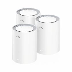 Cudy AX3000 Wi-Fi 6 Mesh 2.5G Solution Διπλής ζώνης [2.4 GHz / 5 GHz] Wi-Fi 6 [802.11ax] Λευκός [Άσπρος] Εσωτερικός 