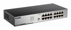 D-Link 16-Port 10/100/1000 Rackmountable Switch Μη διαχειρίσιμος Gigabit Ethernet [10/100/1000] 