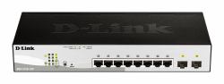 D-Link DGS-1210-10P μεταγωγέας δικτύου Διαχειρίσιμος L2 Gigabit Ethernet [10/100/1000] PoE τροφοδοτικού 1U Μαύρος [Μαύρο] 