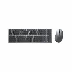 DELL KM7120W πληκτρολόγιο Συμπεριλαμβάνεται ποντίκι Γραφείο RF Wireless + Bluetooth QWERTY Σκανδιναβικός Γκρι, Τιτάνιο  - ξένη έκδοση