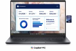 DELL Pro 14 Premium PA14250 Copilot+ PC Intel Core Ultra 5 236V Laptop 35,6 cm [14"] Full HD+ 16 GB LPDDR5x-SDRAM 512 GB SSD Wi-Fi 7 [802.11be] Windows 11 Pro Γκρι Γερμανικός  - Γερμανική έκδοση