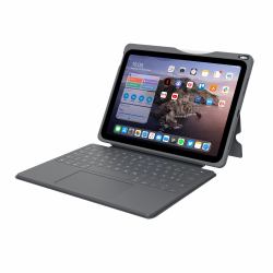DEQSTER 90-2000052 πληκτρολόγιο κινητής συσκευής QWERTY Smart Connector Γκρι 