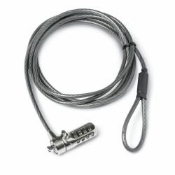 Dicota D30885 κλειδαριά καλωδίων Μαύρος [Μαύρο], Ανοξείδωτο ατσάλι 2 m 