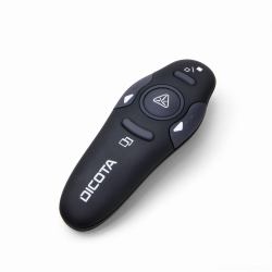 DICOTA D30933 τηλεχειριστήριο παρουσιάσεων RF Μαύρος [Μαύρο] 