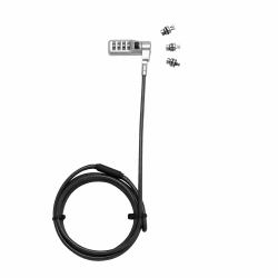Dicota D31713 κλειδαριά καλωδίων Μαύρος [Μαύρο] 2 m 