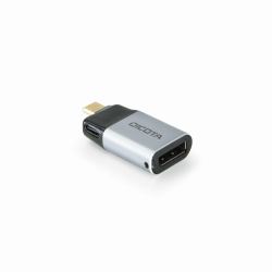 DICOTA D32046 κάρτα διεπαφής/προσαρμογέας Mini DisplayPort, USB Type-C 