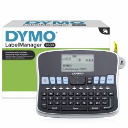 DYMO LabelManager 360D εκτυπωτής ετικετών Θερμική μεταφορά 180 x 180 DPI 12 mm/sec Καλωδιωμένος [Ενσύρματος] D1 QWERTY 