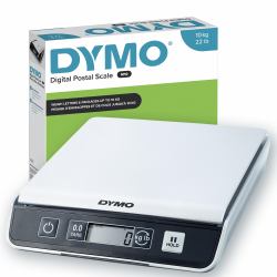 DYMO M10 Ηλεκτρονική ταχυδρομική ζυγαριά Μαύρος [Μαύρο], Άργυρος 