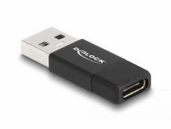 DeLOCK 60001 μετατροπέας καλωδίου USB A USB C Μαύρος [Μαύρο] 