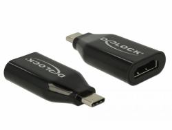 DeLOCK 62978 κάρτα γραφικών USB 4096 x 2160 εικονοστοιχεία Μαύρος [Μαύρο] 