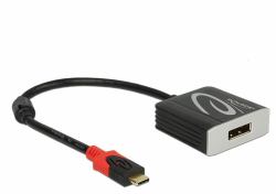 DeLOCK 63312 κάρτα γραφικών USB 4096 x 2160 εικονοστοιχεία Μαύρος [Μαύρο] 
