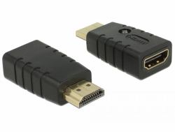 DeLOCK 63320 μετατροπέας καλωδίου 1 x HDMI-A 19 pin Μαύρος [Μαύρο] 