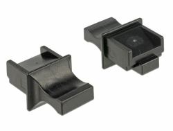 DeLOCK 64020 κάλυμμα πρίζας RJ-45 Μαύρος [Μαύρο] 10 τεμάχια 
