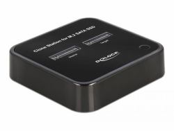 DeLOCK 64178 docking station δίσκων αποθήκευσης USB 3.2 Gen 2 [3.1 Gen 2] Type-C Μαύρος [Μαύρο] 