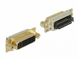 DeLOCK 65884 ενωτικό καλωδίων DVI 24+5 Μαύρος [Μαύρο], Χρυσός [Χρυσό] 