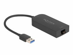 DeLOCK 66045 μετατροπέας καλωδίου USB 5 Gbps Type-A 2.5 Gigabit LAN RJ45 Μαύρος [Μαύρο] 