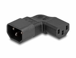 DeLOCK 80474 μετατροπέας καλωδίου IEC 60320 C14 IEC 60320 C13 Μαύρος [Μαύρο] 