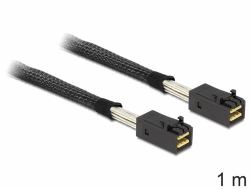 DeLOCK 1m, Mini SAS HD x 4 SFF 8643 Μαύρος [Μαύρο] 