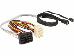DeLOCK 83390 καλώδιο Serial Attached SCSI [SAS] 0,5 m Πολύχρωμο 