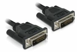 DeLOCK DVI 24+1 Cable 0.5m male/male καλώδιο DVI 0,5 m DVI-D Μαύρος [Μαύρο] 